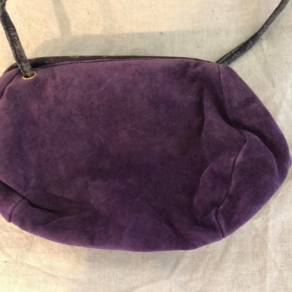 Ande Purple Shoulder Bag W/ Gemstones - Picture 3 of 6
